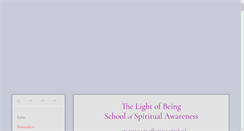 Desktop Screenshot of lightofbeing.org